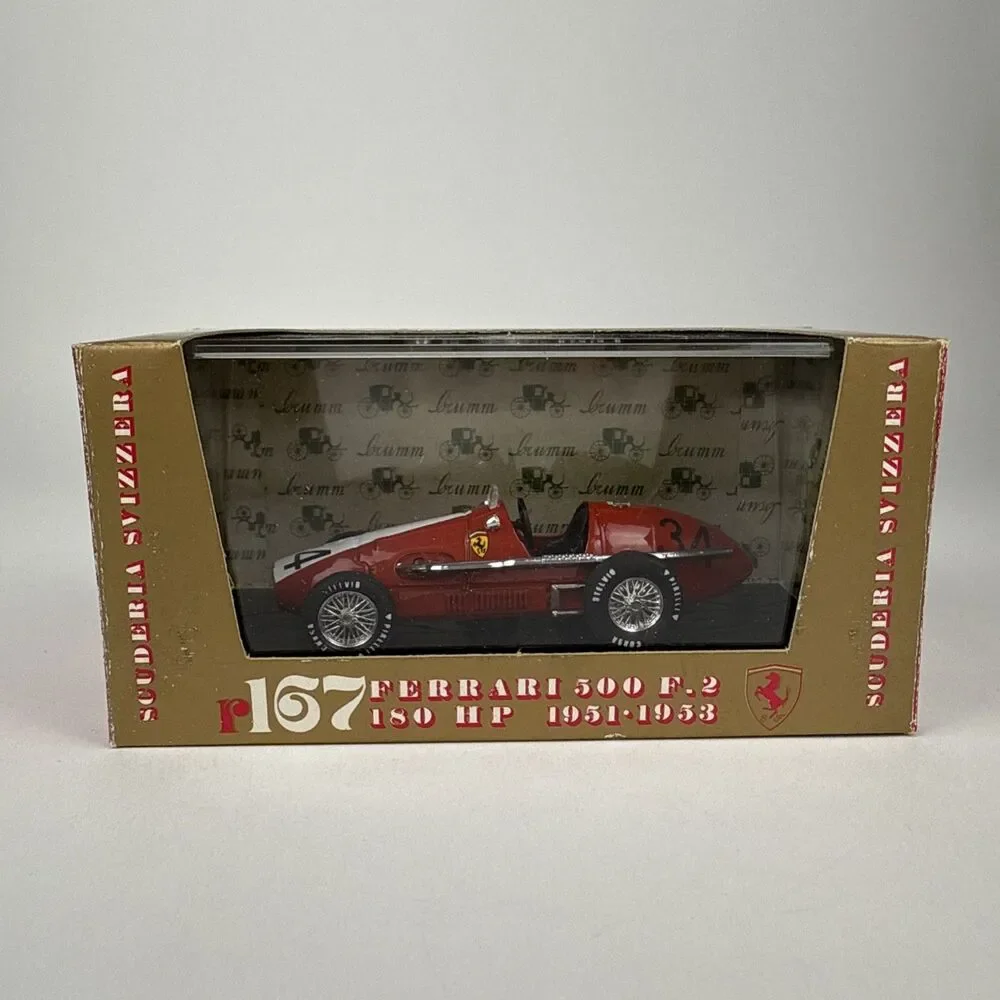 Brumm Models 1:43 Scale R167 - 1951-1953 Ferrari 500 F2 180 HP